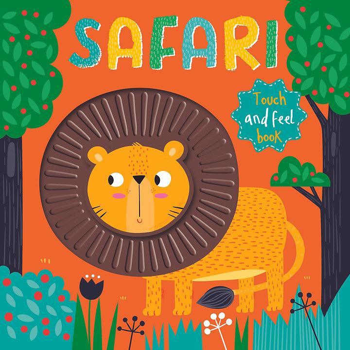 Touch and Feel Silicon Board Book - Safari - SpectrumStore SG