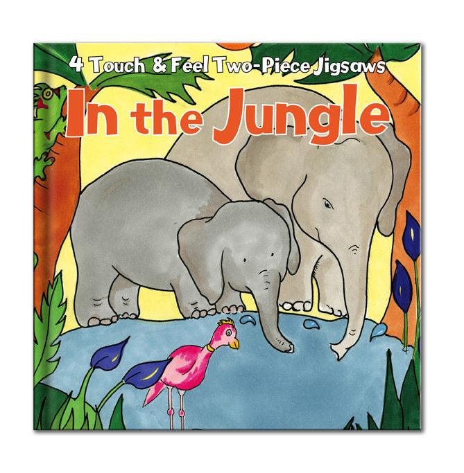 Touch and Feel Two-Piece Jigsaws - In The Jungle - SpectrumStore SG