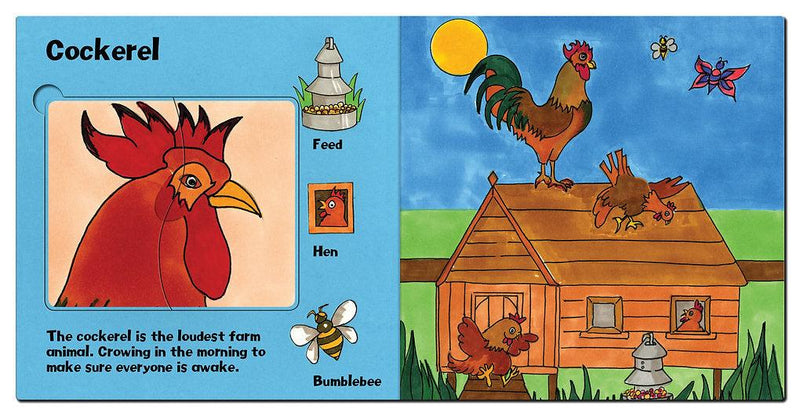 Touch and Feel Two-Piece Jigsaws - On the Farm - SpectrumStore SG