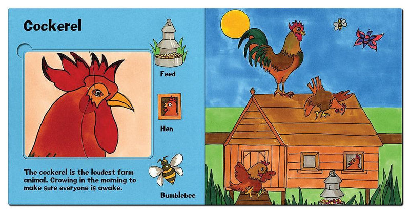 Touch and Feel Two-Piece Jigsaws - On the Farm - SpectrumStore SG