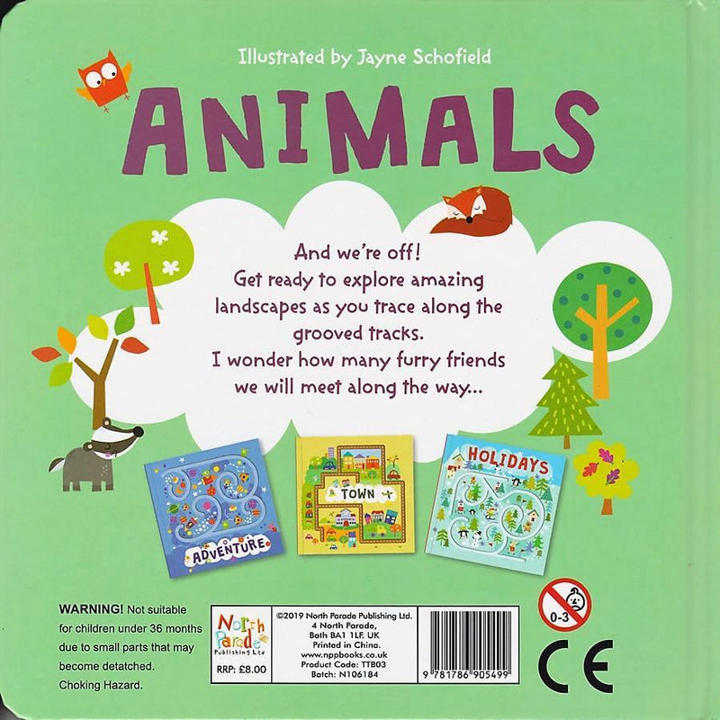 Trace and Track Book - Animals - SpectrumStore SG