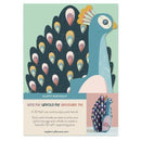 Treasures: 3D fold-out Happy Birthday Card - Peacock - SpectrumStore SG