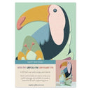 Treasures: 3D fold-out Happy Birthday Card - Toucan - SpectrumStore SG