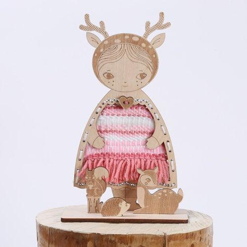 Weaving Kit - Deer Dress Up Doll - SpectrumStore SG