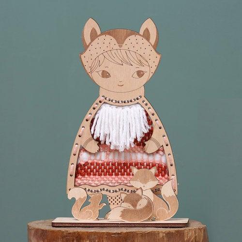 Weaving Kit - Fox Dress Up Doll - SpectrumStore SG