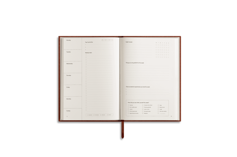 Weekly Planner - Autumn Leaf - SpectrumStore SG