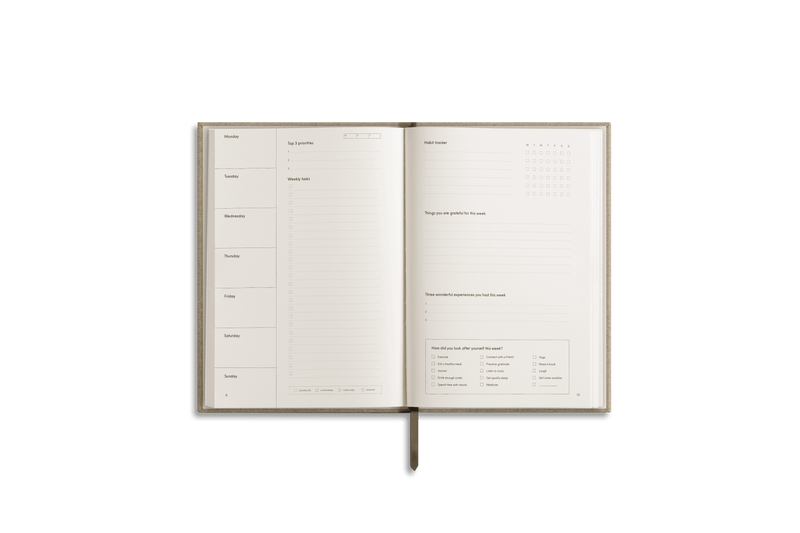 Weekly Planner - Sandstone - SpectrumStore SG