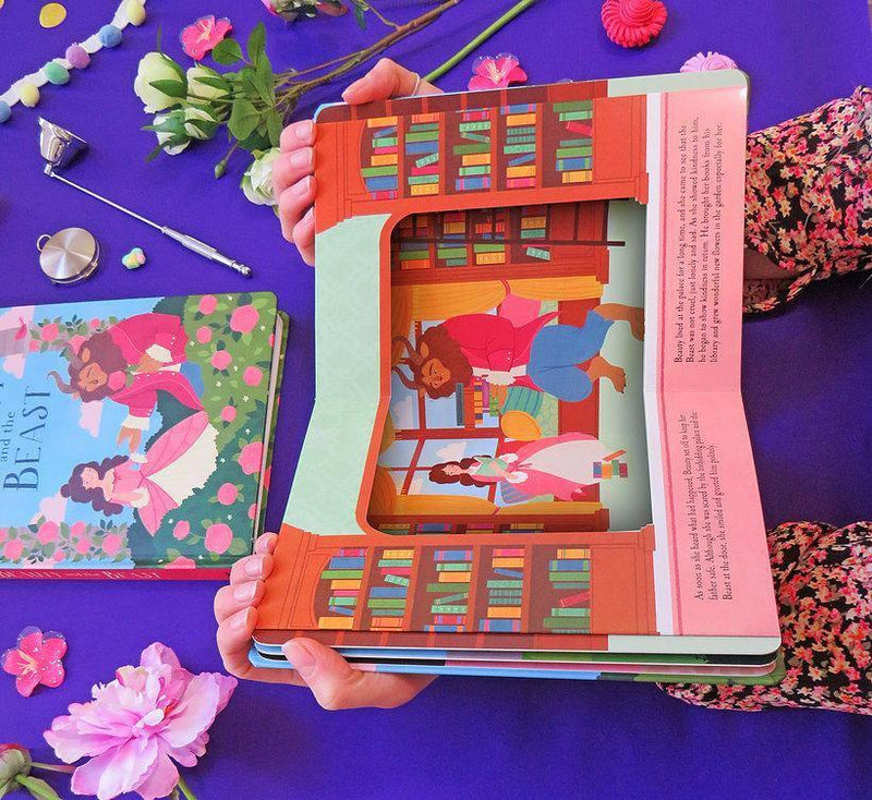 Window Book - Beauty and the Beast - SpectrumStore SG