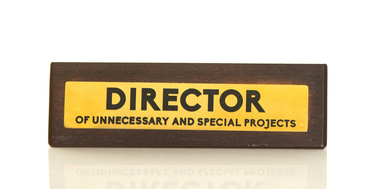 Wooden Desk Sign - Director - SpectrumStore SG