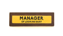 Wooden Desk Sign - Manager - SpectrumStore SG