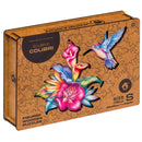 Wooden Puzzle: Elusive Colibri (Small/Medium) - SpectrumStore SG
