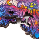 Wooden Puzzle: Emanating Raccoon (Small/Medium) - SpectrumStore SG