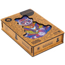 Wooden Puzzle: Emanating Raccoon (Small/Medium) - SpectrumStore SG