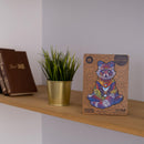 Wooden Puzzle: Emanating Raccoon (Small/Medium) - SpectrumStore SG