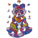 Wooden Puzzle: Emanating Raccoon (Small/Medium) - SpectrumStore SG