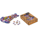 Wooden Puzzle: Emanating Raccoon (Small/Medium) - SpectrumStore SG
