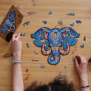 Wooden Puzzle: Eternal Elephant (Small/Medium) - SpectrumStore SG