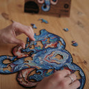 Wooden Puzzle: Eternal Elephant (Small/Medium) - SpectrumStore SG