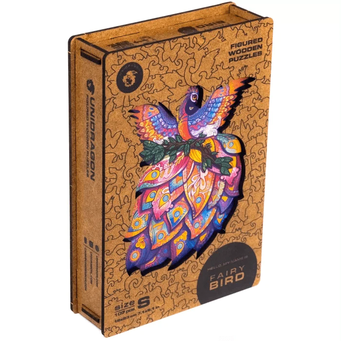 Wooden Puzzle: Fairy Bird (Small/Medium) - SpectrumStore SG