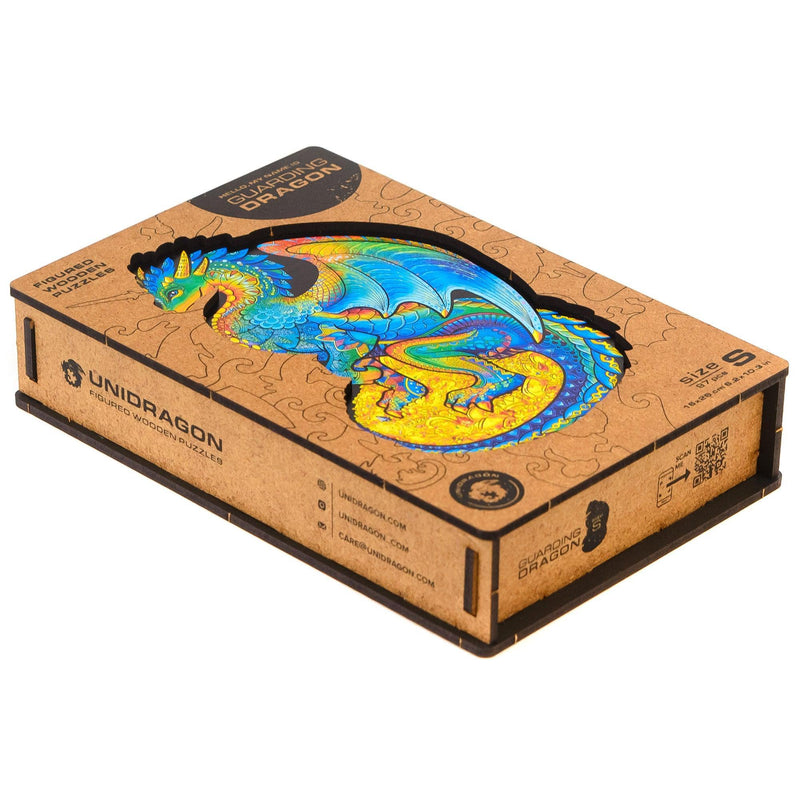 Wooden Puzzle: Guarding Dragon (Small/Medium) - SpectrumStore SG