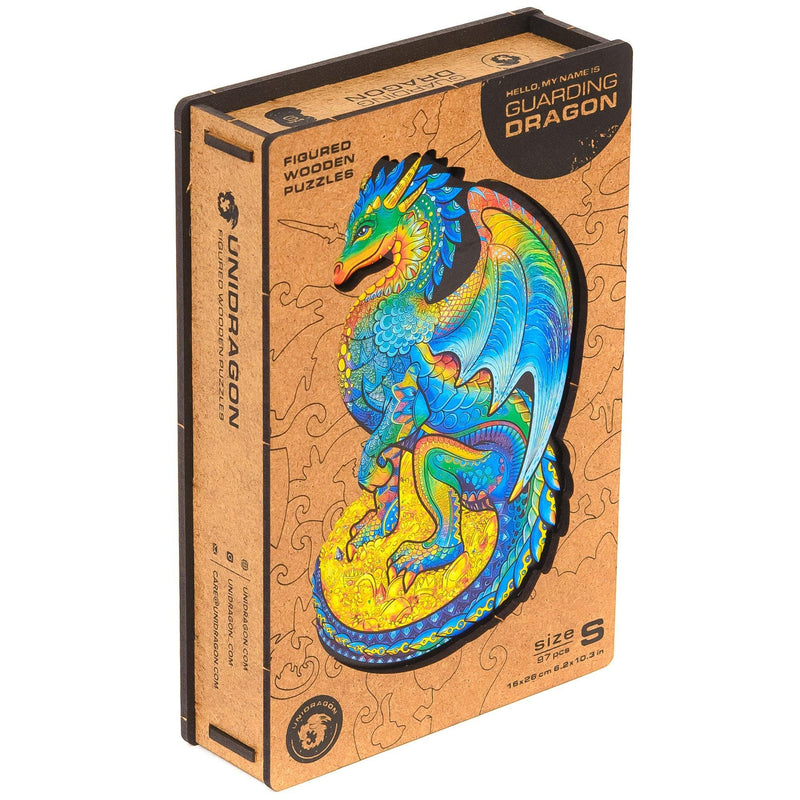 Wooden Puzzle: Guarding Dragon (Small/Medium) - SpectrumStore SG