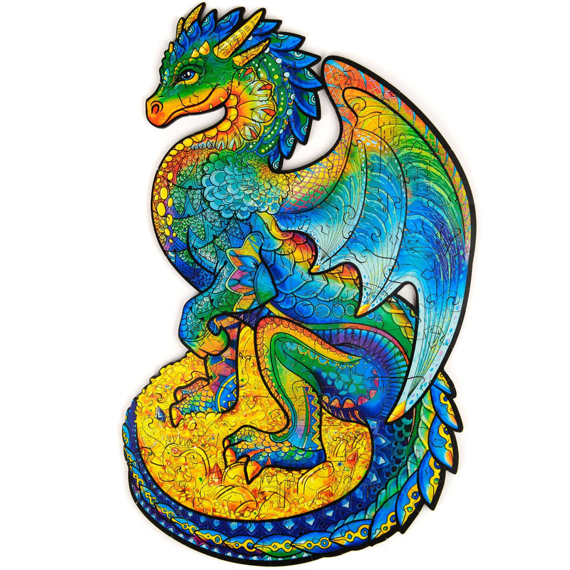 Wooden Puzzle: Guarding Dragon (Small/Medium) - SpectrumStore SG