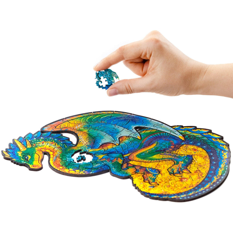 Wooden Puzzle: Guarding Dragon (Small/Medium) - SpectrumStore SG