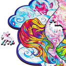 Wooden Puzzle: Inspiring Unicorn (Small/Medium) - SpectrumStore SG