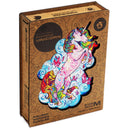 Wooden Puzzle: Inspiring Unicorn (Small/Medium) - SpectrumStore SG
