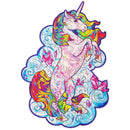 Wooden Puzzle: Inspiring Unicorn (Small/Medium) - SpectrumStore SG