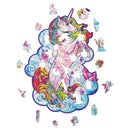 Wooden Puzzle: Inspiring Unicorn (Small/Medium) - SpectrumStore SG