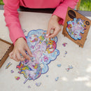 Wooden Puzzle: Inspiring Unicorn (Small/Medium) - SpectrumStore SG