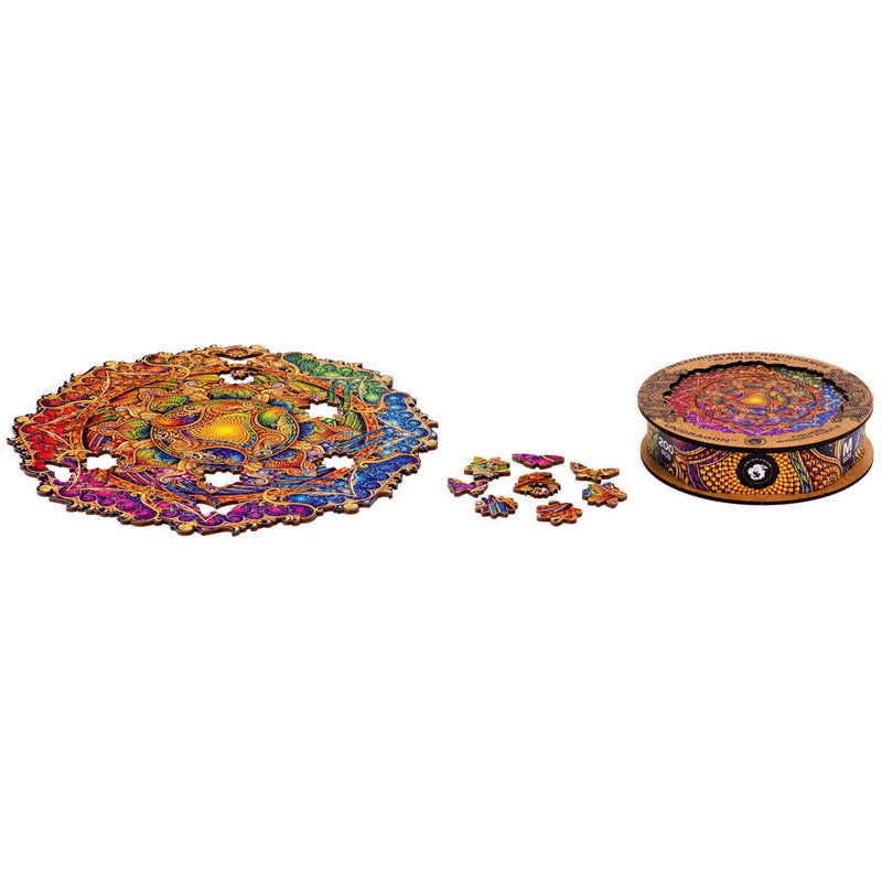 Wooden Puzzle: Mandala Inexhaustible Abundance (Medium/King) - SpectrumStore SG