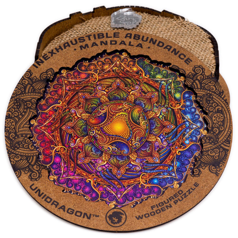 Wooden Puzzle: Mandala Inexhaustible Abundance (Medium/King) - SpectrumStore SG