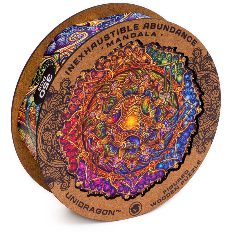 Wooden Puzzle: Mandala Inexhaustible Abundance (Medium/King) - SpectrumStore SG