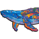 Wooden Puzzle: Milky Whales (Small/Medium) - SpectrumStore SG