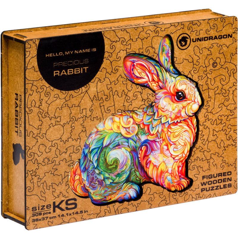 Wooden Puzzle: Precious Rabbit (King) - SpectrumStore SG