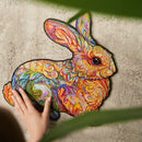 Wooden Puzzle: Precious Rabbit (King) - SpectrumStore SG