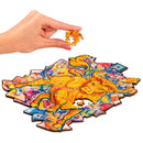 Wooden Puzzle: Prosperous Bull (Small/Medium) - SpectrumStore SG