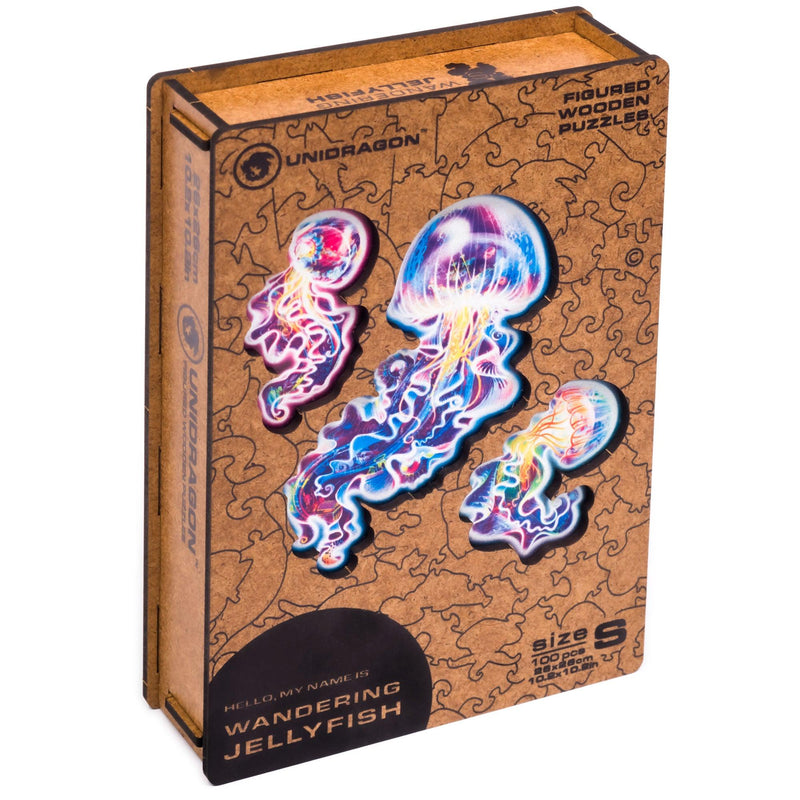 Wooden Puzzle: Wandering Jellyfish (Small/Medium) - SpectrumStore SG