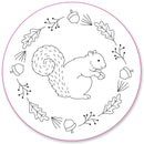 Woodland Embroidery Pattern Transfers - SpectrumStore SG