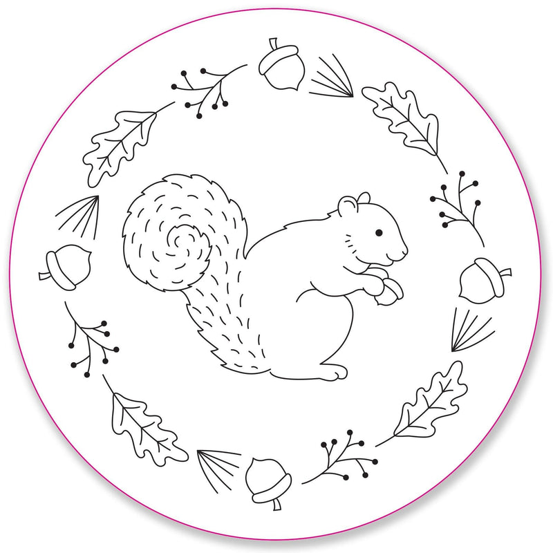 Woodland Embroidery Pattern Transfers - SpectrumStore SG