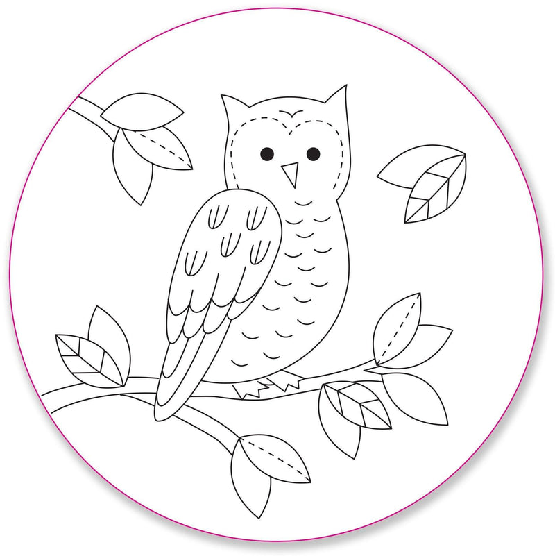 Woodland Embroidery Pattern Transfers - SpectrumStore SG