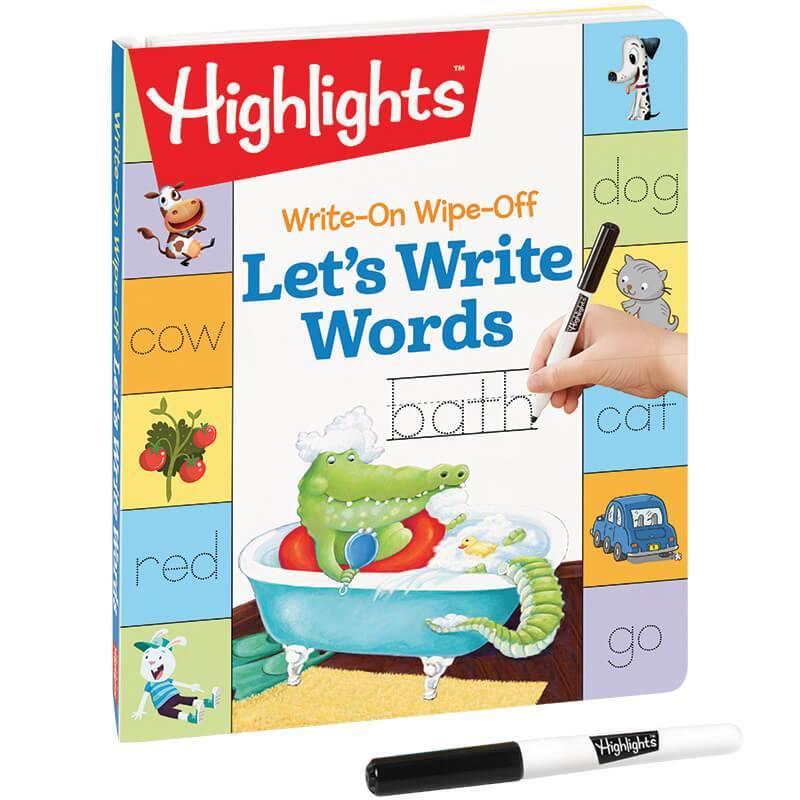 Write-on Wipe-off: Let's Write Words - SpectrumStore SG