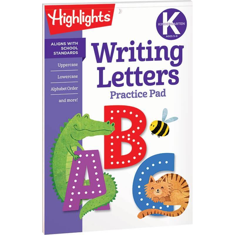 Writing Letters Practice Pad, Kindergarten - SpectrumStore SG