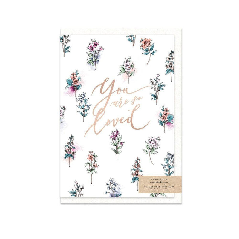 You Are So Loved Card - SpectrumStore SG