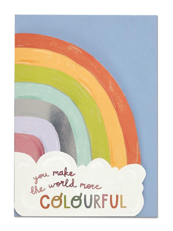 You Make The World More Colourful Card - SpectrumStore SG