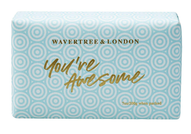 You're Awesome - Lemongrass & Lemon Myrtle Fragrance Soap Bar - SpectrumStore SG