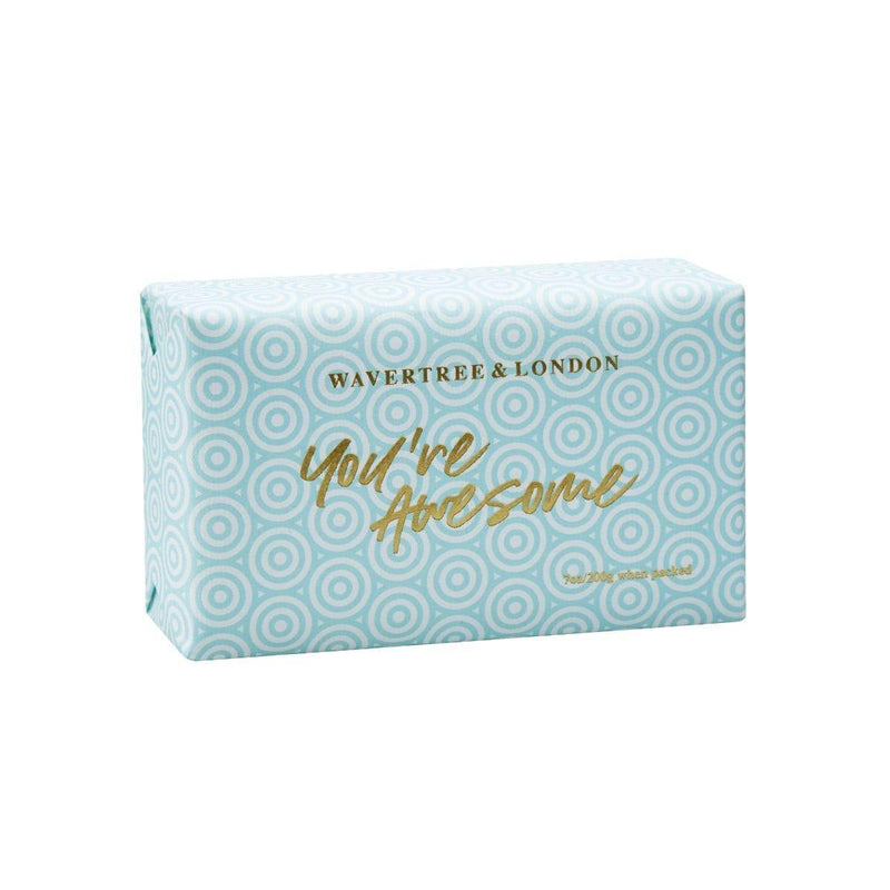 You're Awesome - Lemongrass & Lemon Myrtle Fragrance Soap Bar - SpectrumStore SG