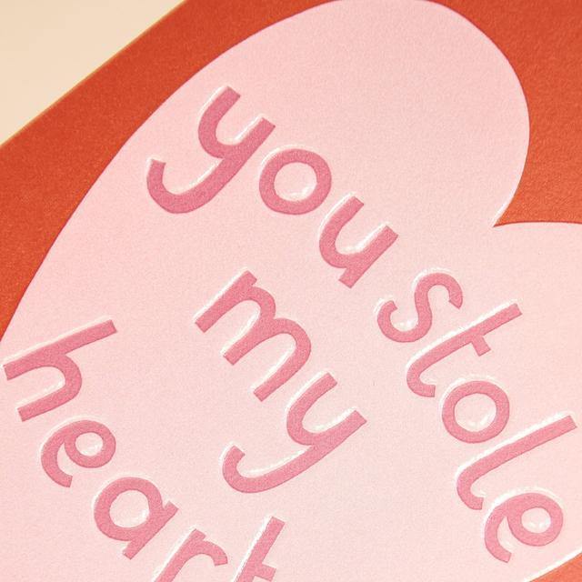 You Stole My Heart Card - SpectrumStore SG
